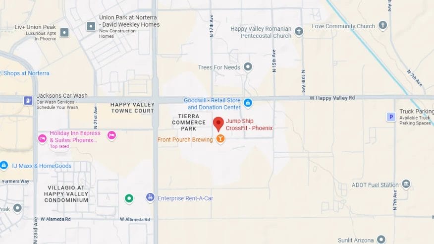 Phoenix location map